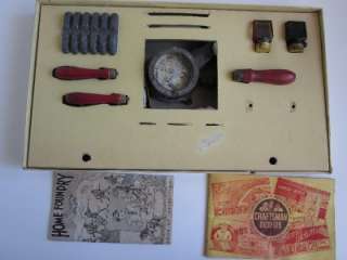 vtg HOME FOUNDRY ELECTRIC CASTING SET Toy Lead Soldier & Mould Molds 