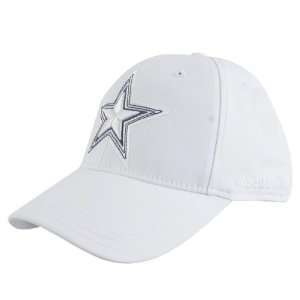  Dallas Cowboys Flex Hat White Tonal Structured Flex Hat 