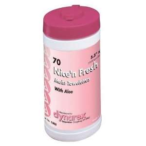  Nicen Fresh Easy Wipes 5 1/2 x 8 Pop Up Canister (Tub 