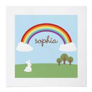  Sopha and the Rainbow 20x20 Gallery Wrapped Canvas Baby