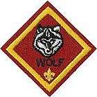 Cub Scout WOLF RANK Merit Badge Patch   Boy Scout BSA  