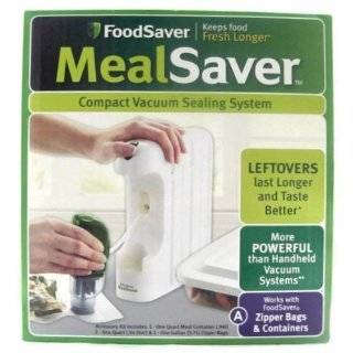 FoodSaver Mealsaver Compact Vacuum Sealing System (White) FSMSSY0100