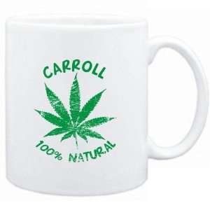  Mug White  Carroll 100% Natural  Male Names