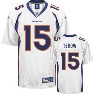 Reebok Tim Tebow Denver Broncos #15 Replica Jersey   White 