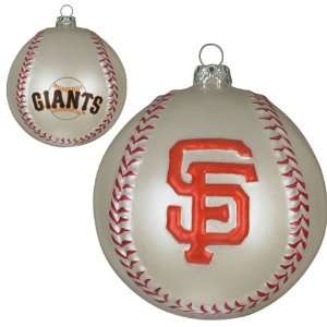  San Francisco Giants Mlb Glass Baseball Ornament (3 