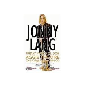 Jonny Lang Aggie Ft Collins Colorado Gig Poster MINT 