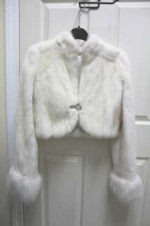 Brandnew Authentic Escada White Mink Jacket   Retail $14k  
