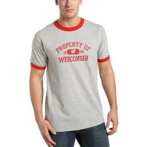  Wisconsin Badgers Oxford Ringer T Shirt