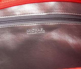   NWT Authentic MICHAEL KORS Back to School Tote Nylon Red Bag  