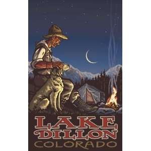 Northwest Art Mall Lake Dillon Colorado Camper and Dog Artwork by Paul 