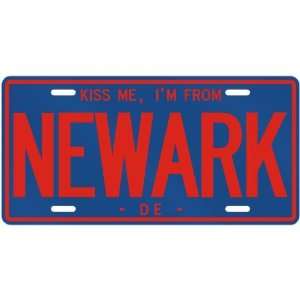  NEW  KISS ME , I AM FROM NEWARK  DELAWARELICENSE PLATE 