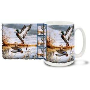  Cuppa Ducks in Catails Mug 38150 By Joe Hautman Kitchen 