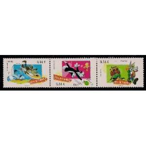  Looney Tunes Sylvester Tweety Bugs Bunny 3 France Stamp 