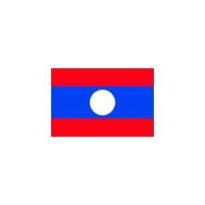  Laos Flag, 6 x 10, Outdoor, Nylon