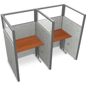   Two 63H Units   3W Desks   Translucent Top Panels