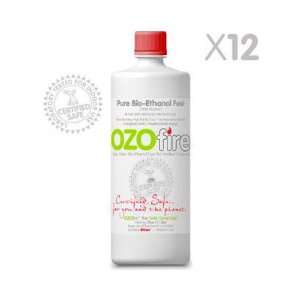  OZOFire Bio Ethanol Liquid Fuel for Fireplaces 12pk of 1 
