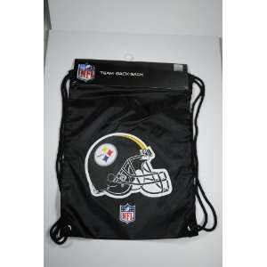   Steelers NFL Team Cinch Drawstring Backpack 