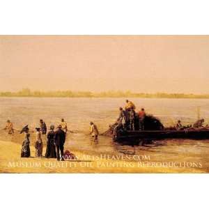 Shad Fishing at Gloucester on the Delaware River 