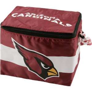  Arizona Cardinals Lunch Bag 6 Pack Zipper Cooler Sports 
