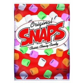 Original Snaps Classic Chewy Candy, 5.5 Ounce Bags (Pack of 12)
