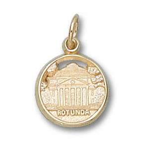 Virginia Cavaliers 14K Gold Rotunda 1/2 Pendant  Sports 