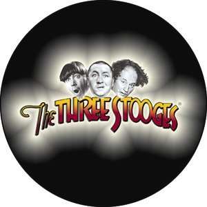  Three Stooges Logo Button B 3410 Toys & Games