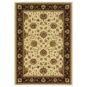  Greenville 1 1033 72 Ivory/Brown 9.10x12.10 Rectangle Rug 