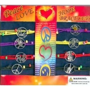  Peace Love Hope Bracelet 2 Vending Machine Capsules w 