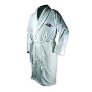  Baltimore Ravens White Heavy Weight Bath Robe Sports 