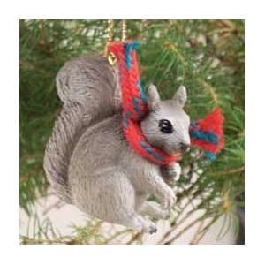  Squirrel Ornament   Gray