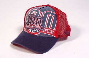 Montreal Canadiens Centennial 100th NewEra Navy/Red Cap  