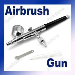 3mm Spray DUAL ACTION Airbrush Gun Nail Art Paint Kit  