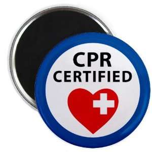  CPR CERTIFIED HEART Heroes 2.25 inch Fridge Magnet 