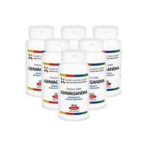 ASHWAGANDHA   450 mg. (6 Pack) Premium Grade. Standardized  90 Veggie 