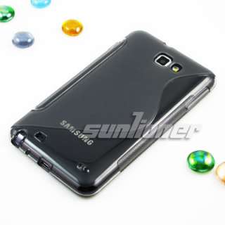   Skin Cover for Samsung Galaxy Note i9220,GT N7000+LCD Film.Bl  