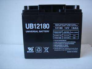 TWO UB12180 12V 18Ah Sealed Lead Acid SLA AGM Battery 806593457456 