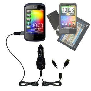Double Car Charger with tips including a tip for the HTC Pico   uses 