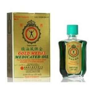 Gold Medal Medicated Oil   Contains   0.85oz, 25ml Bottle