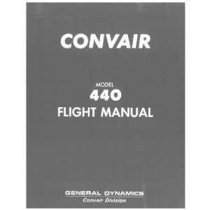  Convair 440 Metropolitan Aircraft Flight Manual Sicuro 