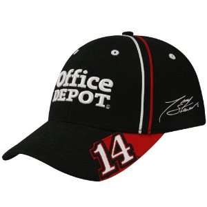 14 Tony Stewart Black Team Trim Flex Fit Hat  Sports 