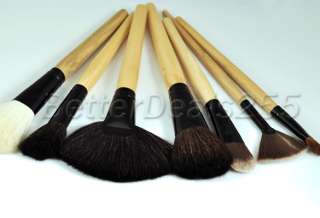 24Pcs Professional Makeup Cosmetic Brush Set Kit Tool + Roll Up Case