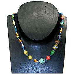 Recycled Paper Necklace (Kenya)  