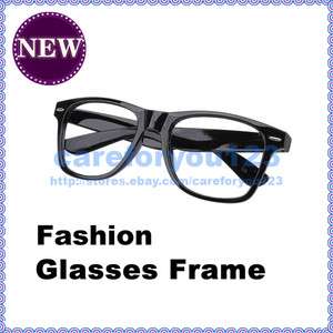 Fashion Cool Unisex Glasses Frame Plastic Frames Nerd Decoration 