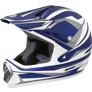  Moose Racing M1 Helmet   2009   Large/Blue/White/Gray 