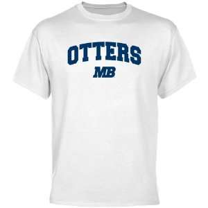  NCAA Cal State Monterey Bay Otters White Logo Arch T shirt 