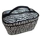 Zebra Striped Women Lady Makeup Cosmetic organizer Hand Case Pouch Bag 