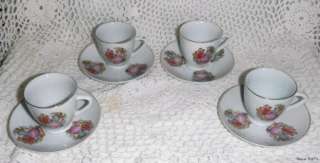 Vintage Miniature Porcelain Tea Cup & Saucer Set  