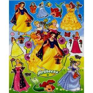  Disney Princesses STICKER SHEET ~ Snow White Cinderella 