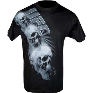  UFC Triple Skulls Black T Shirt (Size2XL) Sports 