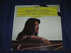 CHOPIN Sonata #2 MARTHA ARGERICH GERMAN DG NM   
